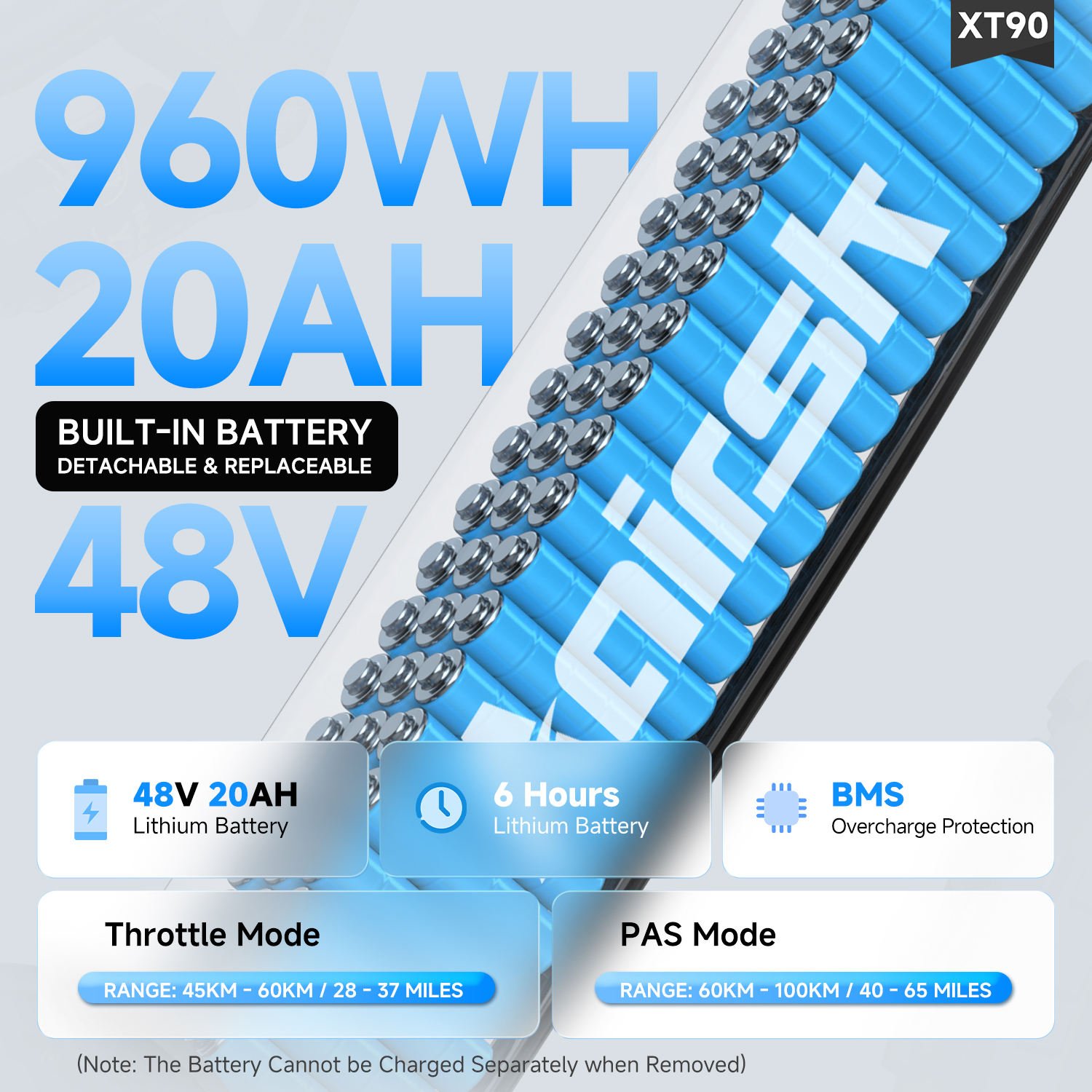 🚴♂️ Vélo Électrique VTT XT90 – Aairsk – Image 6