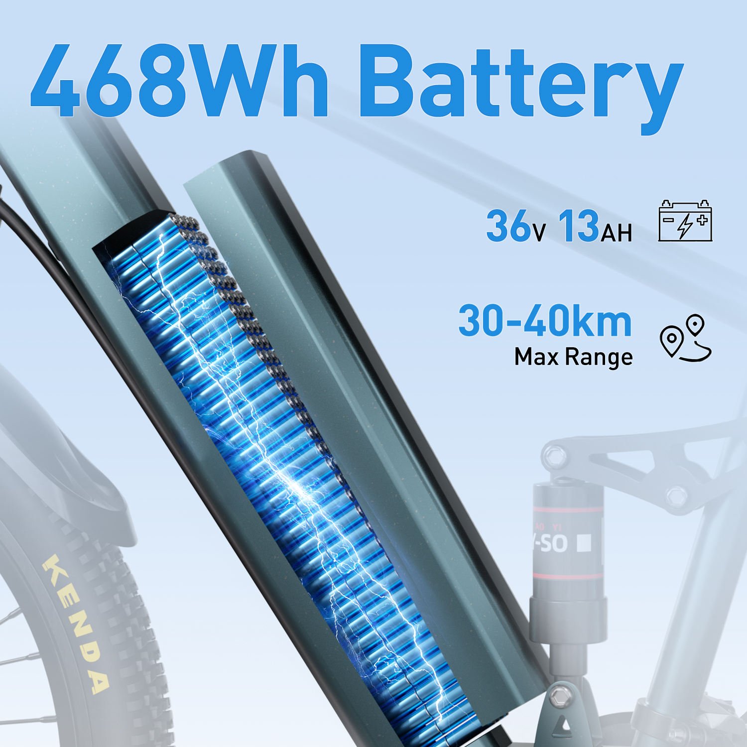 🚴‍♂️ Vélo Électrique Aairsk GT900 (EU) – Polyvalent & Puissant – Image 6